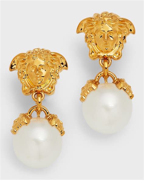 versace drop earrings|vintage versace earrings.